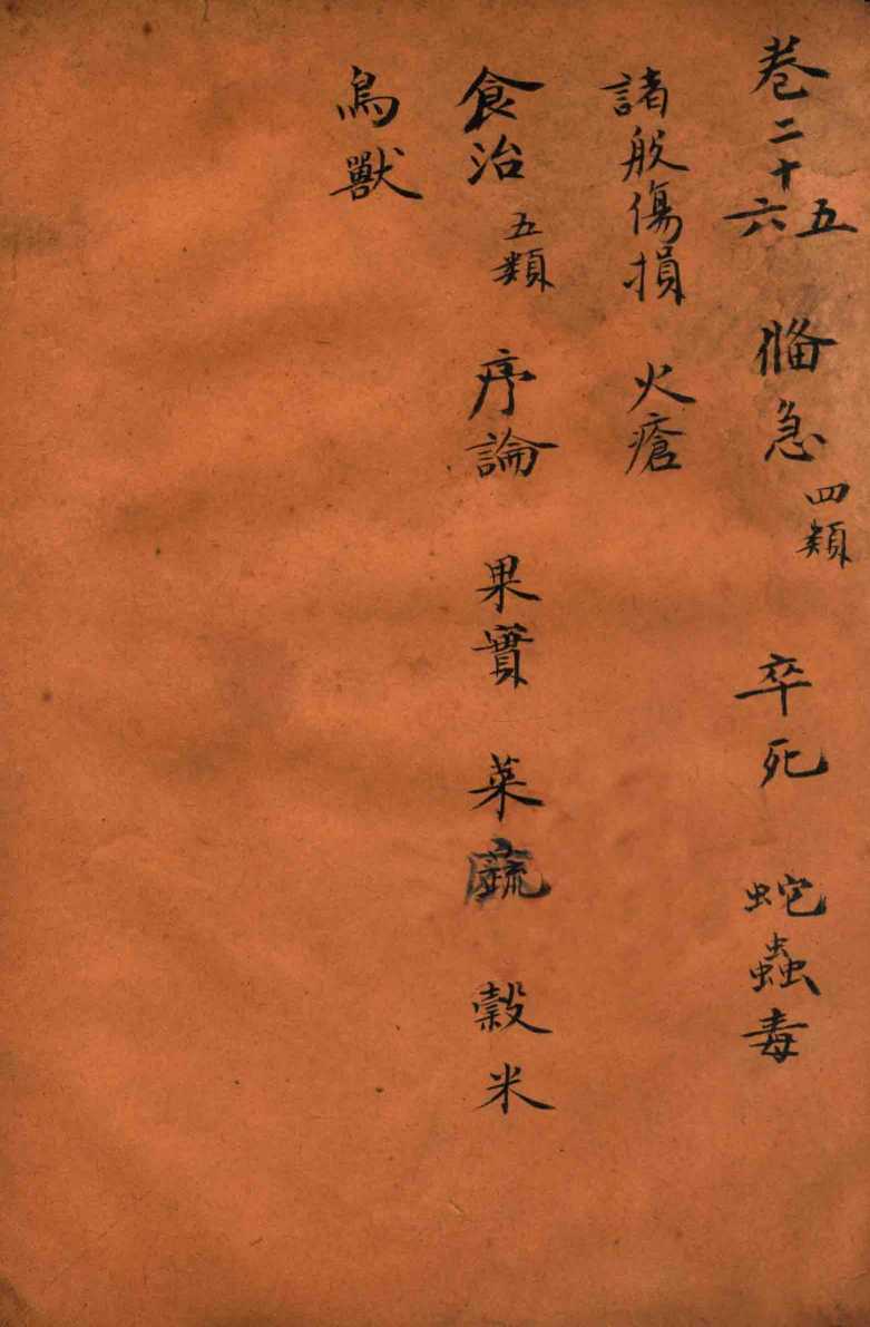 孙真人备急千金要方  卷25-26